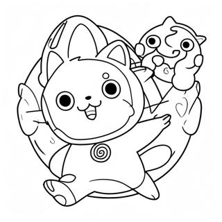 Pagina Para Colorir Yo Kai Watch 64700-53488