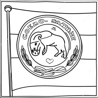 Pagina Para Colorir Bandeira Do Estado Do Colorado 64710-53492