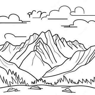 Pagina Para Colorir Das Majestosas Montanhas Rochosas 64711-53495