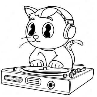 Pagina Para Colorir Do Dj Catnip 64720-53503