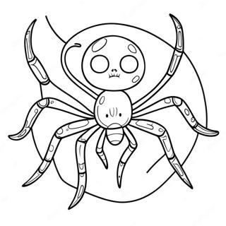 Pagina Para Colorir Aranha De Halloween 6474-5266