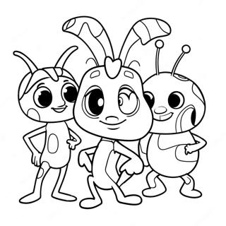 Pagina Para Colorir Dos Personagens Dos Beat Bugs 64830-53594