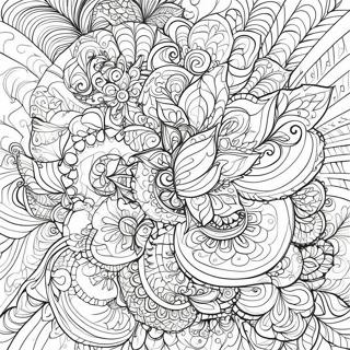 Pagina Para Colorir Do Mandala Fractal 64860-53606