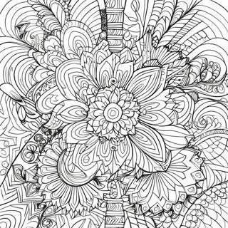 Pagina Para Colorir Do Mandala Fractal 64860-53608