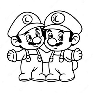 Pagina Para Colorir Bebe Mario E Luigi 64880-53630