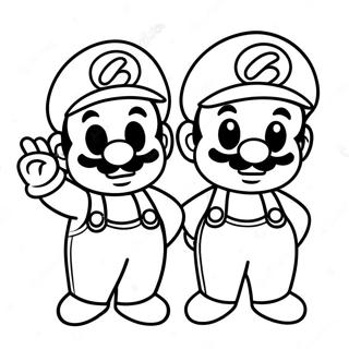 Pagina Para Colorir Bebe Mario E Luigi 64880-53632