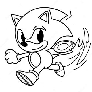 Pagina Para Colorir Sonic The Hedgehog Acelerando 64931-53670