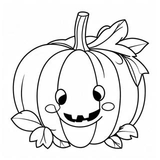 Pagina Para Colorir De Abobora De Halloween Fofa 64991-53717