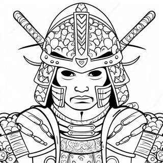 Pagina Para Colorir Armadura De Samurai 6504-5291