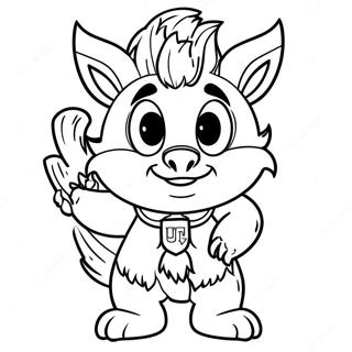 Pagina Para Colorir Do Mascote Utah Utes 65061-53781