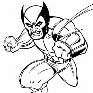 Pagina Para Colorir Do Wolverine Em Acao 65091-53797