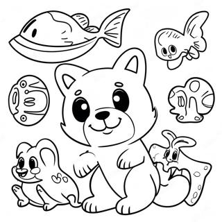 Pagina Para Colorir Animais Divertidos Da 3a Serie 6515-5301