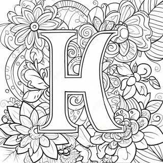 Pagina Para Colorir Da Letra H 651-520