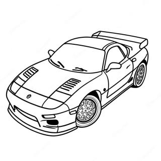 Pagina Para Colorir Do Carro Esportivo Rx7 65240-53916