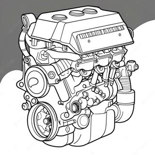 Pagina Para Colorir Do Motor Turbo Do Rx7 65241-53919