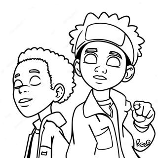 Pagina Para Colorir Boondocks 6524-5307