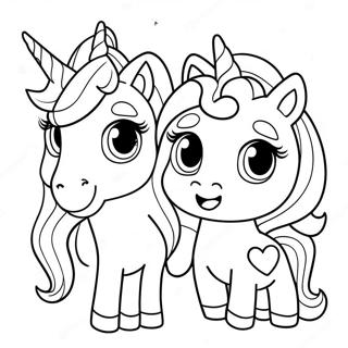 Pagina Para Colorir Das Irmas Serie 3 Unicornio Lol 65250-53940