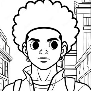 Pagina Para Colorir Huey Freeman De Boondocks 6525-5310