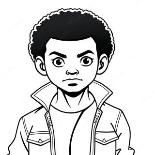 Pagina Para Colorir Huey Freeman De Boondocks 6525-5311