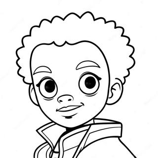 Pagina Para Colorir Huey Freeman De Boondocks 6525-5312