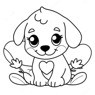 Pagina Para Colorir Do Cachorrinho Do Dia Dos Namorados 65260-53931