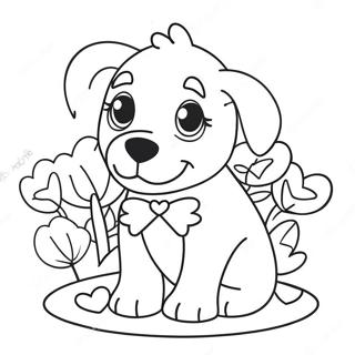 Pagina Para Colorir Do Cachorrinho Do Dia Dos Namorados 65260-53932