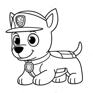 Pagina Para Colorir Do Tracker Do Patrulha Canina 65370-54020