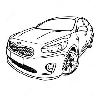 Pagina Para Colorir Do Carro Kia Esportivo 65381-54026