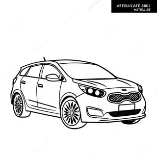 Pagina Para Colorir Do Carro Kia Esportivo 65381-54028