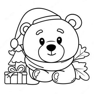 Pagina Para Colorir Do Urso De Natal 65520-54130