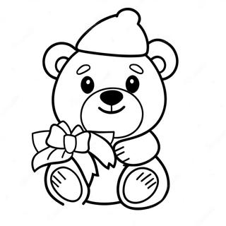 Pagina Para Colorir Do Urso De Natal 65520-54131