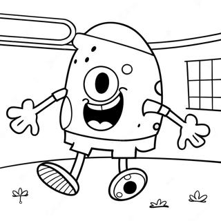 Paginas Para Colorir Do Spongebob Jogando Futebol 65540-54142