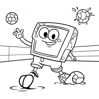 Paginas Para Colorir Do Spongebob Jogando Futebol 65540-54143