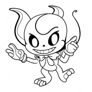 Demônio Da Tinta Bendy Páginas Para Colorir