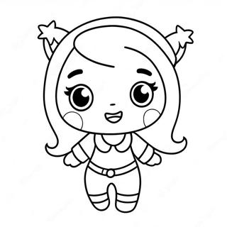 Kawaii Chibi Páginas Para Colorir