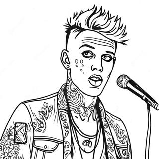 Mgk Páginas Para Colorir