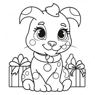 Pagina Para Colorir Do Natal Da Lisa Frank 65650-54284