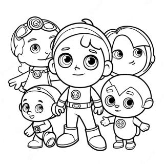 Pagina Para Colorir Do Super Why E Amigos 6565-5342