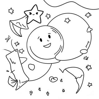 Pagina Para Colorir Estrelas E Lua 65730-54311