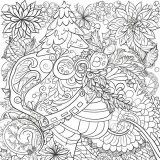 Pagina Para Colorir Padroes De Zentangle De Natal 65740-54298