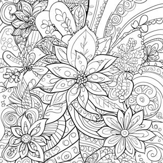 Pagina Para Colorir Padroes De Zentangle De Natal 65740-54300