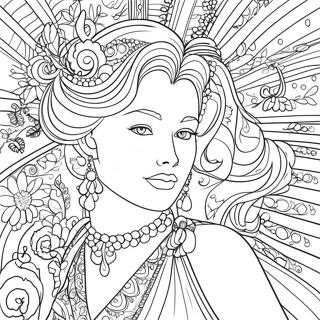 Pagina Para Colorir Da Graca Elegante 65801-54361