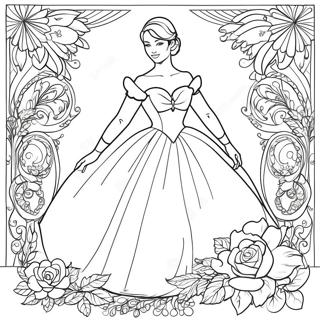 Pagina Para Colorir Da Graca Elegante 65801-54364