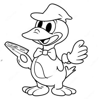 Pato Donald Halloween Páginas Para Colorir