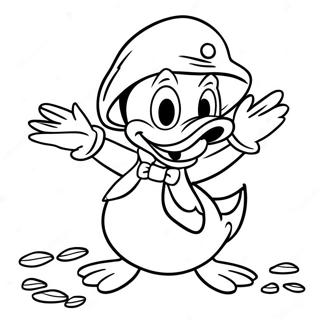 Pagina Para Colorir Do Pato Donald No Halloween 65820-54383