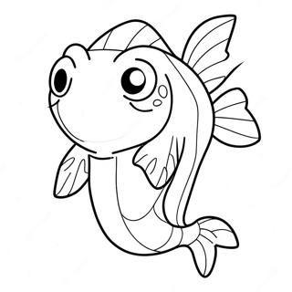 Pagina Para Colorir Do Magikarp Brilhante Pulando 65841-54389