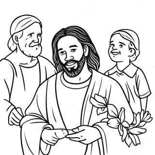 Pagina Para Colorir Do Jesus Negro Com Criancas 65871-54414