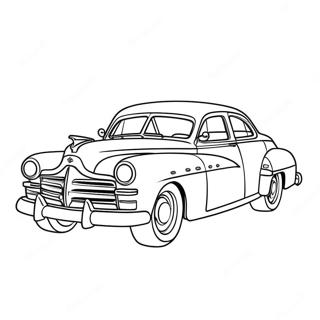 Pagina Para Colorir Do Carro Classico Doc Hudson 65920-54452