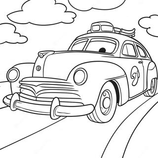 Pagina Para Colorir Do Doc Hudson Correndo Em Acao 65921-54442