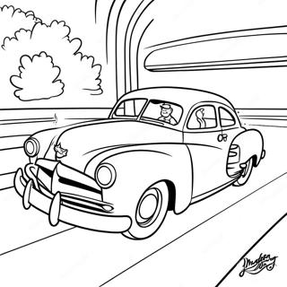 Pagina Para Colorir Do Doc Hudson Correndo Em Acao 65921-54444